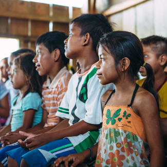 Children at the school