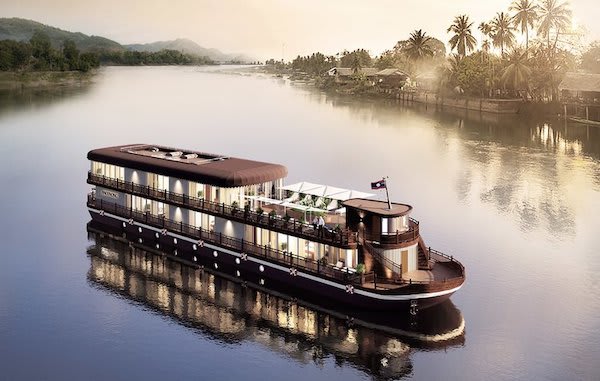 Anouvong's 10-Day Laotian Serendipity Day Nine - Boat Drone View