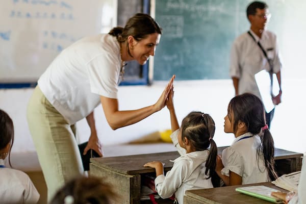 Aqua Mekong's 4-Day Mekong Discovery Downstream Day Three - School Visit