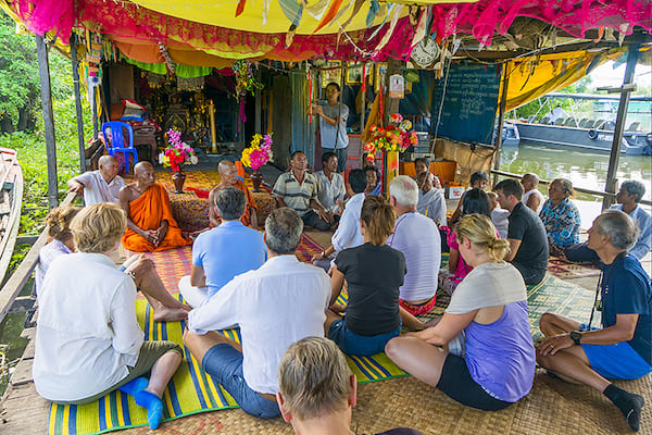 Aqua Mekong's 4-Day Mekong Discovery: Phnom Penh to Siem Reap - Day 1 - Traditional Blessing