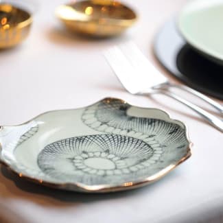 Elegant plate on the table