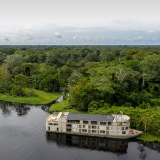 Delfin III vessel moored