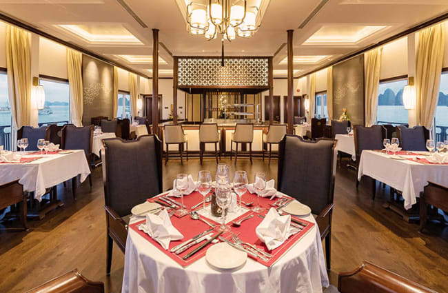 Elegant Restaurant onboard Ginger