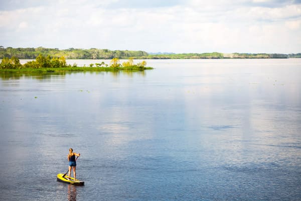 Delfin III Amazon’s 4-Day Itinerary Day Three - Paddle Boarding.