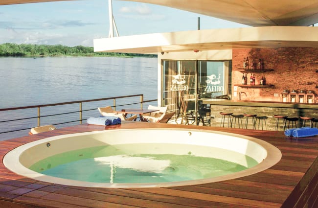 Jacuzzi on the sun deck